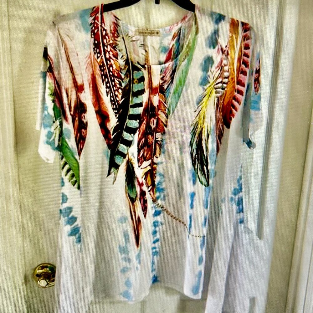 COCO'S Clozet 2X Pullover Sleeveless Top Long Side Tails